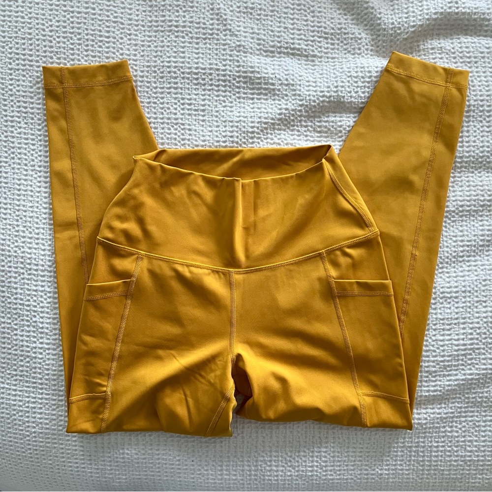 Yellow leggings